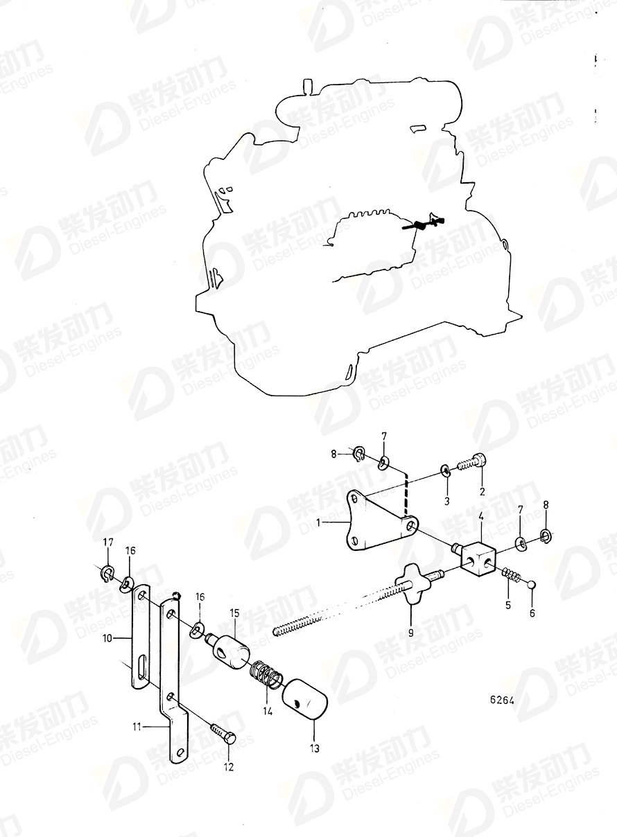 volvo penta Retaining ring 955964 Drawing volvo penta Retaining ring 955964 Drawing